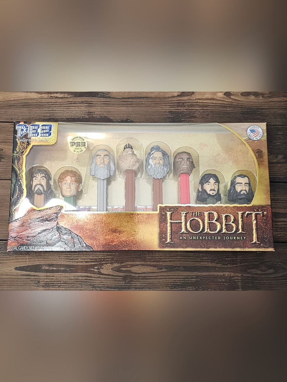 PEZ Hobbit Collector’s Series Set Sealed Limited Edition 05876/75000 LOTR 2012
